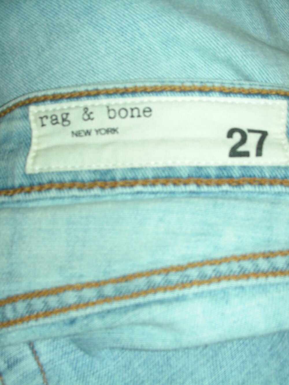 Rag & Bone Dre Jeans Jade Wash Size 27 Low Rise Slim Boyfriend Light Wash Design - Picture 7 of 9